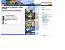 Tablet Screenshot of apartment-europe.com